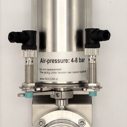 Pneumatically Operated Butterfly Valve, Threaded / Welded, type G-S | DN40