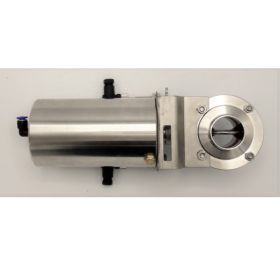 Pneumatically Operated Butterfly Valve, Threaded / Welded, type G-S | DN40