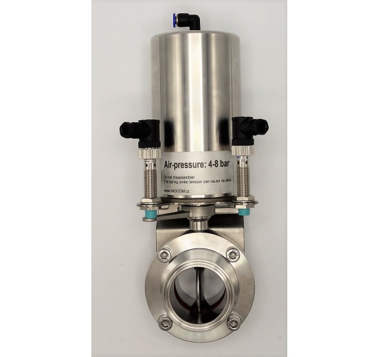 Pneumatically Operated Butterfly Valve, type C-C DN50