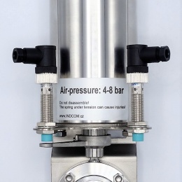 Pneumatically Operated Butterfly Valve, type CLAMP  DN25