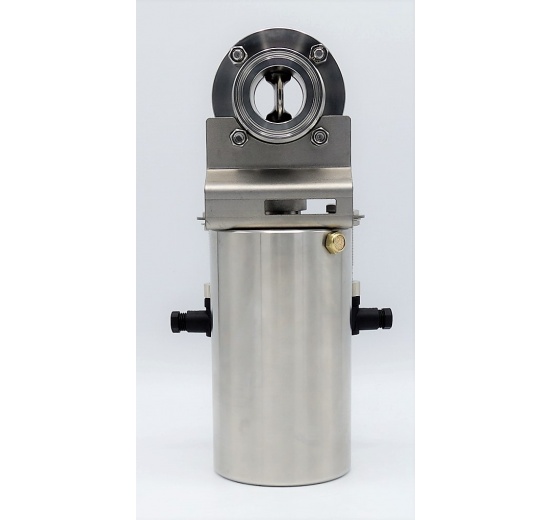 Pneumatically Operated Butterfly Valve, type CLAMP DN32