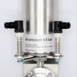 Pneumatically Operated Butterfly Valve, Welded, type S-S | DN20