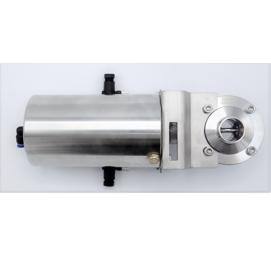 Pneumatically Operated Butterfly Valve, Welded, type S-S | DN20