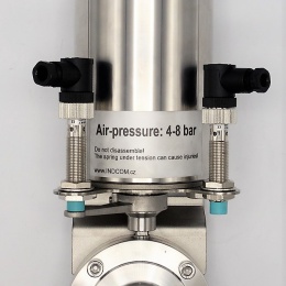 Pneumatically Operated Butterfly Valve, Welded, type S-S | DN40