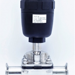 Pneumatically Operated Diaphragm Valve, CLAMP Connection DN32