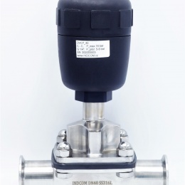Pneumatically Operated Diaphragm Valve, CLAMP Connection DN40