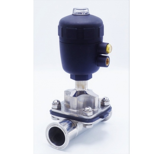 Pneumatically Operated Diaphragm Valve, CLAMP Connection DN40
