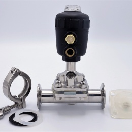 Pneumatically Operated Diaphragm Valve, CLAMP Connection