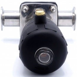 Pneumatically operated diaphragm valves, clamp type C-C Tri CLAMP DIN 32676