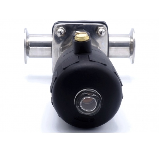 Pneumatically operated diaphragm valves, clamp type C-C Tri CLAMP DIN 32676