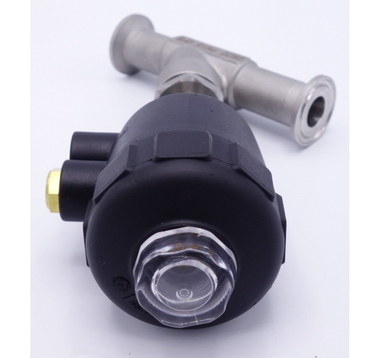 Pneumatically-operated Valves, Angle Seat - 45° CLAMP DIN 32676 (34 mm)