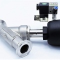 Pneumatically-operated Valves, Angle Seat - 45°, CLAMP