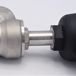 Pneumatically-operated Valves, Angle Seat - 45° G-thread 1 1/4"