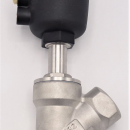 Pneumatically-operated Valves, Angle Seat - 45° G-thread 1 1/4"