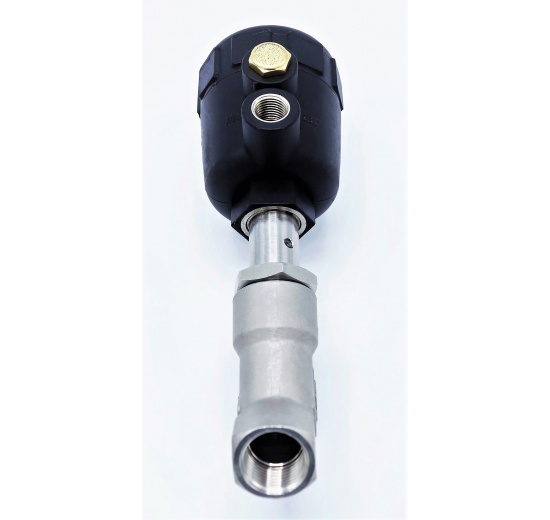 Pneumatically-operated Valves, Angle Seat - 45° G-thread 1/2" seal PPL