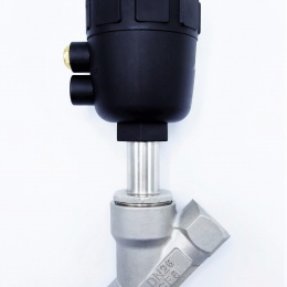 Pneumatically-operated Valves, Angle Seat - 45° G-thread 1" Seal PPL