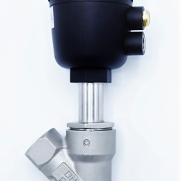 Pneumatically-operated Valves, Angle Seat - 45°| G-thread 1"