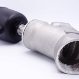 Pneumatically-operated Valves, Angle Seat - 45° G-thread 2" Seal PPL