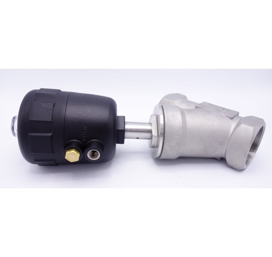 Pneumatically-operated Valves, Angle Seat - 45° G-thread 2" Seal PPL