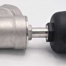 Pneumatically-operated Valves, Angle Seat - 45° G-thread 2"