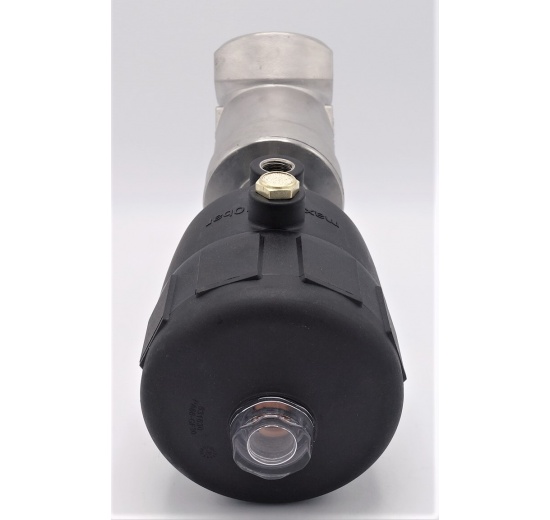 Pneumatically-operated Valves, Angle Seat - 45° G-thread 2"