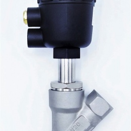 Pneumatically-operated Valves, Angle Seat - 45° G-thread 3/4" Seal PPL