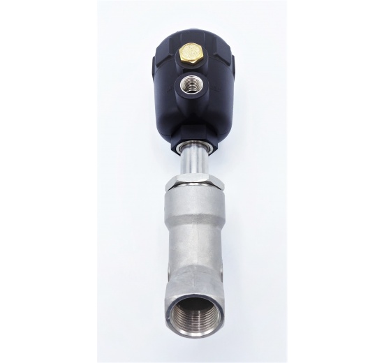 Pneumatically-operated Valves, Angle Seat - 45° G-thread 3/4" Seal PPL