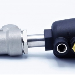 Pneumatically-operated Valves, Angle Seat - 45° G-thread 3/4"