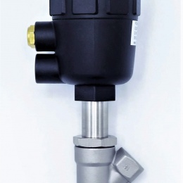 Pneumatically-operated Valves, Angle Seat - 45° G-thread 3/8" Seal PPL