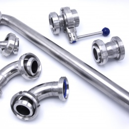 potrubní díly připok´jení mlékárenské šroubení