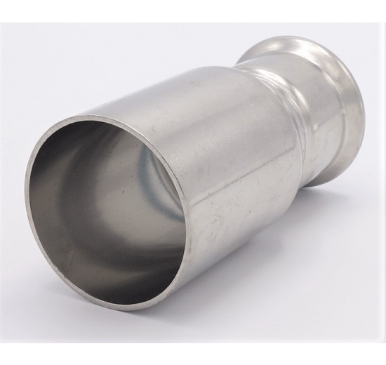 Press reduction (reduced nipple) M/F 54/42 mm, stainless steel