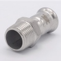 Pressing Reducer Stainless Steel / external thread (threaded adapter) |15 mm_1/2"