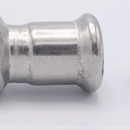 Pressing Reducer Stainless Steel / external thread (threaded adapter) |15 mm_1/2"