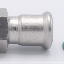 Pressing Reducer Stainless Steel /external thread (threaded adapter) |18 mm_3/4"