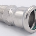 Pressing Reducer Stainless Steel /external thread (threaded adapter)| 22 mm_1/2"