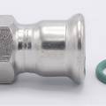 Pressing Reducer Stainless Steel /external thread (threaded adapter) |22 mm_3/4"