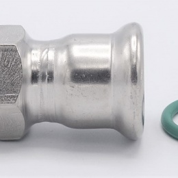 Pressing Reducer Stainless Steel /external thread (threaded adapter) |22 mm_3/4"