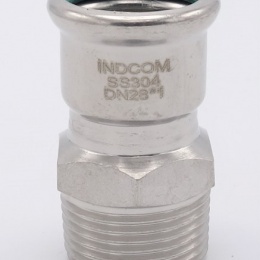 Pressing Reducer Stainless Steel /external thread (threaded adapter) |28 mm_1"