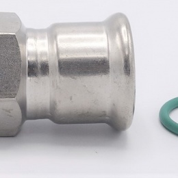 Pressing Reducer Stainless Steel /external thread (threaded adapter) |28 mm_1"