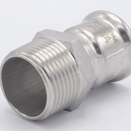 Pressing Reducer Stainless Steel /external thread (threaded adapter) |28 mm_1"