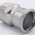 Pressing Reducer Stainless Steel /external thread (threaded adapter) |35 mm_1 1/4"