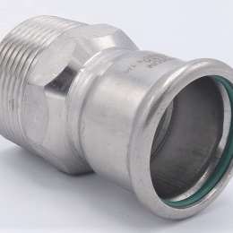 Pressing Reducer Stainless Steel /external thread (threaded adapter) |35 mm_1 1/4"