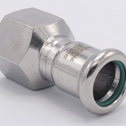 Pressing Reducer Stainless Steel / internal thread (threaded adapter) |15 mm_1/2"