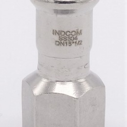 Pressing Reducer Stainless Steel / internal thread (threaded adapter) |15 mm_1/2"