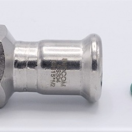 Pressing Reducer Stainless Steel / internal thread (threaded adapter) |15 mm_1/2"