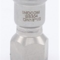 Pressing Reducer Stainless Steel / internal thread (threaded adapter) |18 mm_1/2"