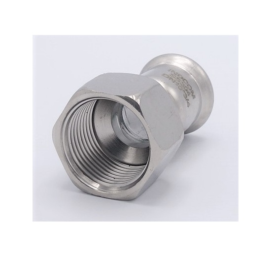 Pressing Reducer Stainless Steel / internal thread (threaded adapter) |18 mm_3/4"