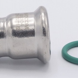 Pressing Reducer Stainless Steel / internal thread (threaded adapter) |22 mm_1/2"