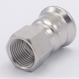 Pressing Reducer Stainless Steel / internal thread (threaded adapter) |22 mm_1/2"