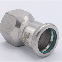 Pressing Reducer Stainless Steel / internal thread (threaded adapter) |22 mm_3/4"